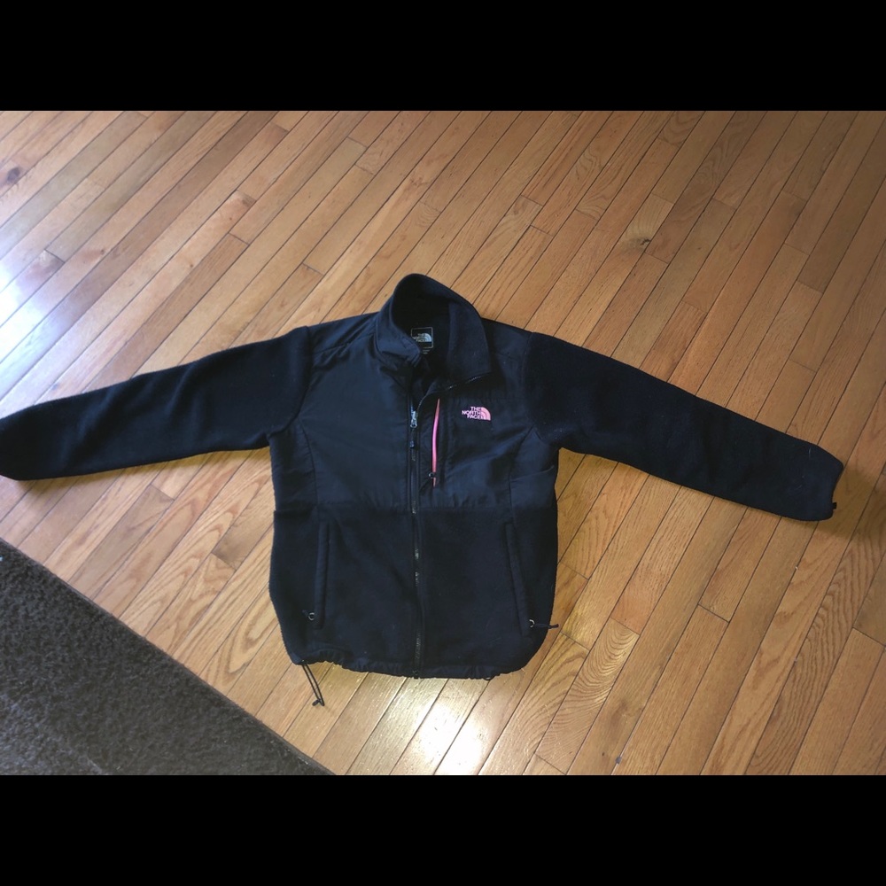 Black / pink north face